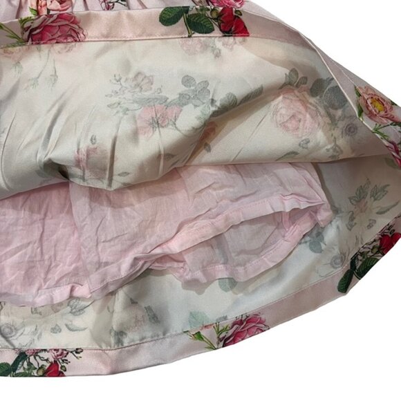 Pantaloons baby dress rose pink rose floral pattern formal dress girls 9-12 mont - Picture 4 of 5